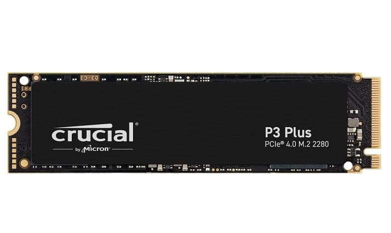Crucial P3 Plus 1TB M.2 PCIe Gen4 NVMe Internal SSD - Up to 5000MB/s