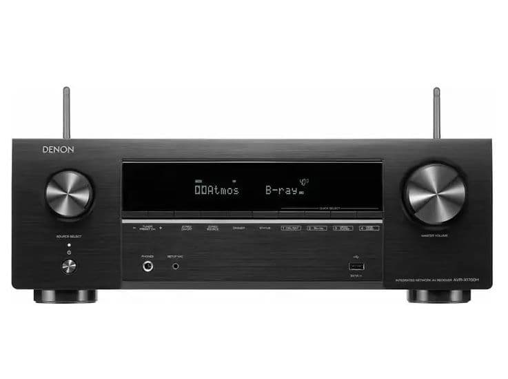 Denon AVR-X1700H DAB Ραδιοενισχυτής Home Cinema 4K/8K 7.2 Καναλιών 80W/8Ω με HDR και Dolby Atmos από homecinesolutions.fr