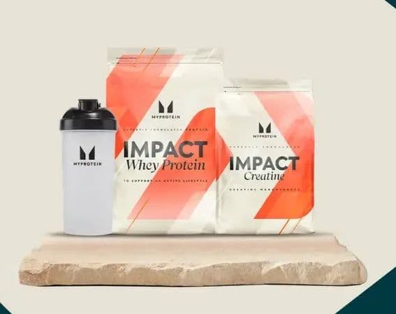 Myprotein: Πακέτο προϊόντων με 1kg Πρωτει΅νη Whey + 250gr Κρεατίνη + Shaker