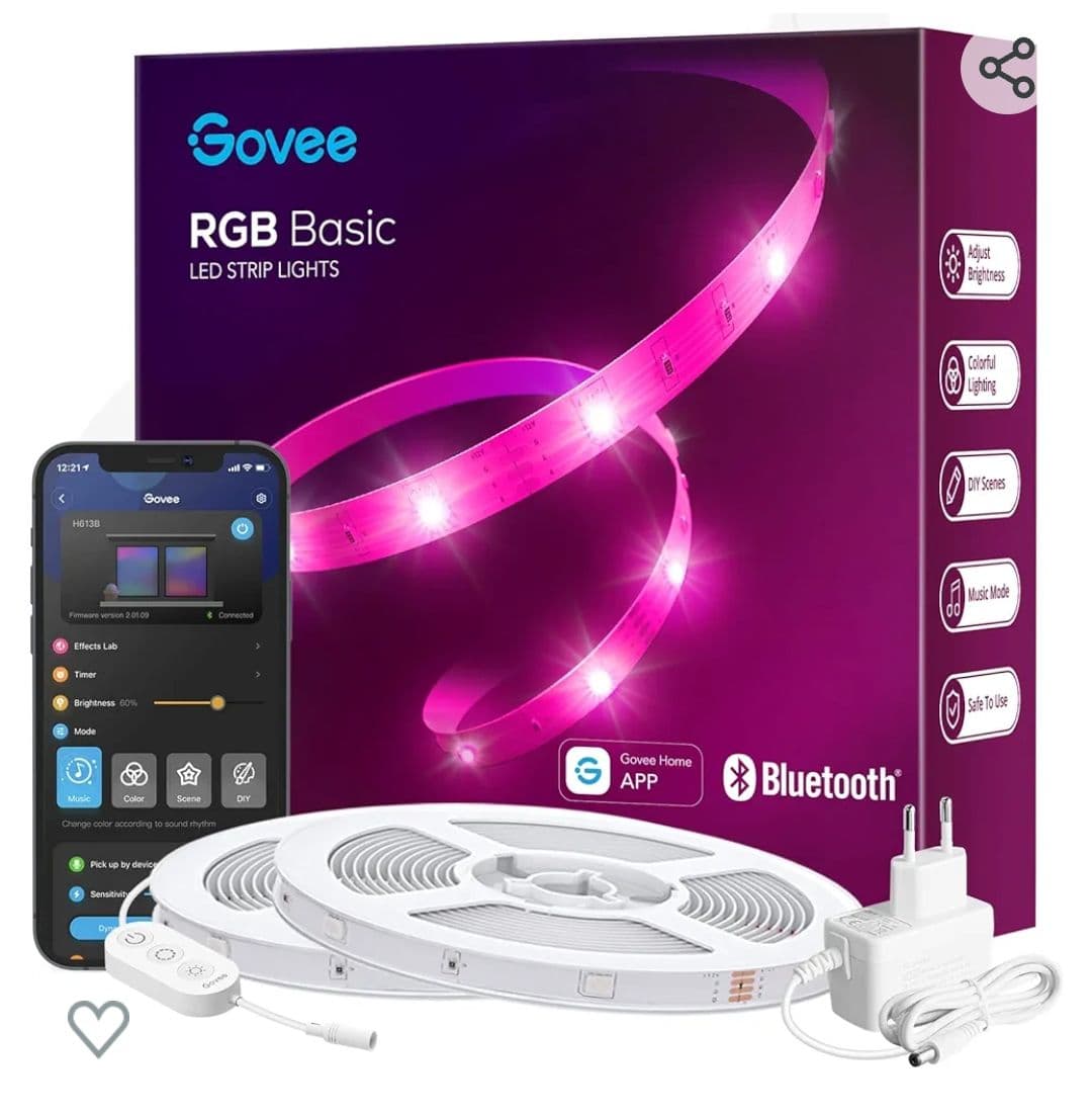 Govee LED Strip σε διάφορα μήκη από Amazon(15m- 26.69€)(20m-24.64€)(30m-29.87€)