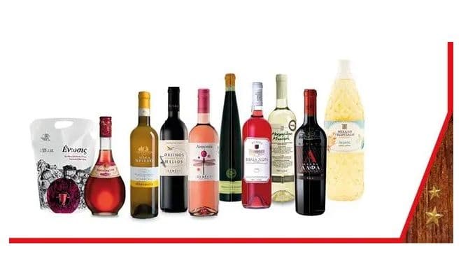-30% στα κρασιά σε super market Μασούτη & Κρητικό