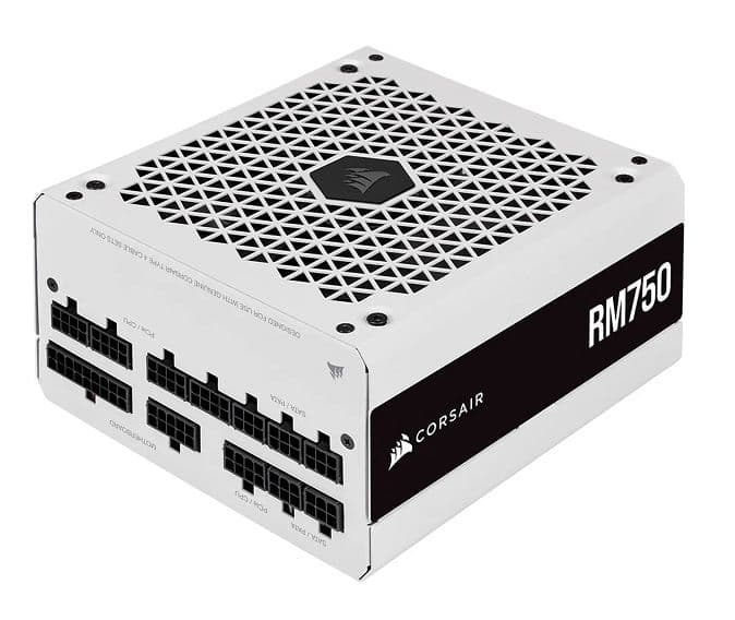 Corsair RM750 2021 White 750W 13.5cm Fan Fully Modular 80+ Gold