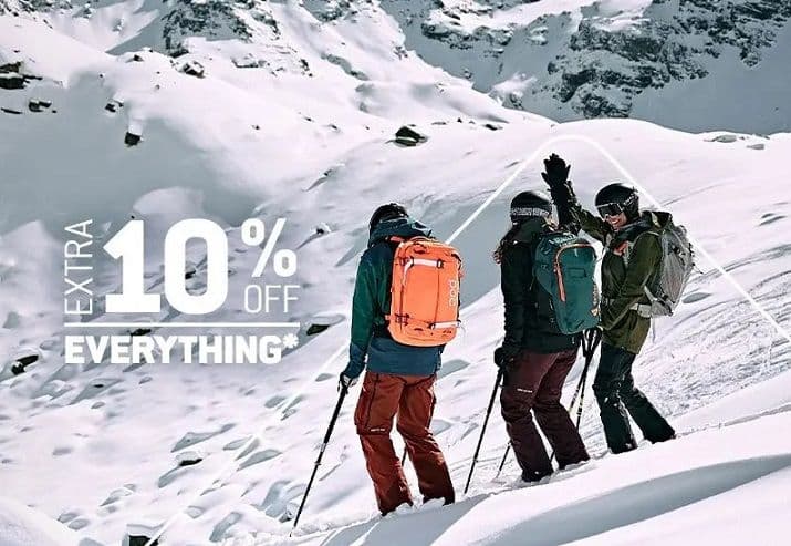 Bergfreunde.eu 10% extra έκπτωση σε όλα (ορειβατικά & αθλητικός εξοπλισμός)