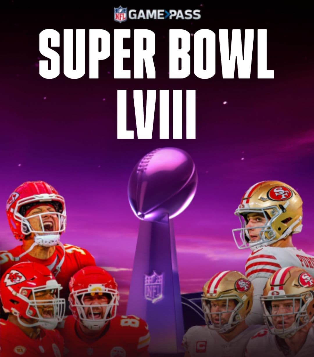 NFL Super Bowl 2024 Game Pass 0.99€ μέσω DAZN