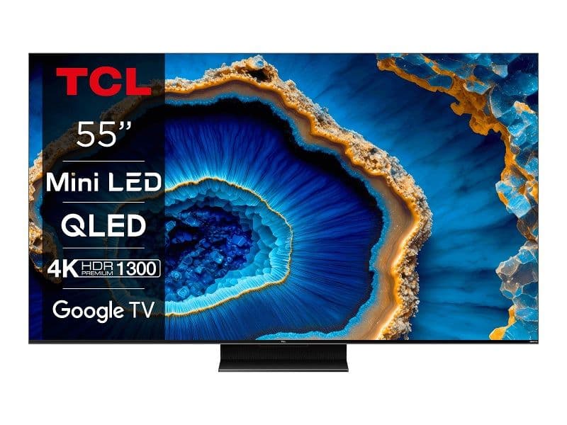 TCL 55C805 55'' QLED 4K Smart TV Τηλεόραση + 150€ κουπόνια G App
