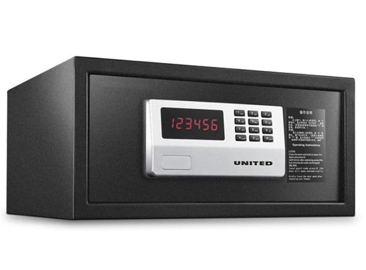 Ηλεκτρονικό Χρηματοκιβώτιο United SFH-1185 26L 42x37x20cm με 83.9€ από τον Κωτσόβολο