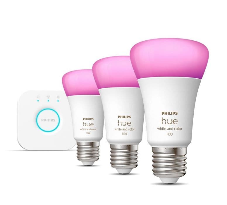 Philips Hue White & Colour Ambience E27 Starter Kit 89€ - Κωτσόβολος
