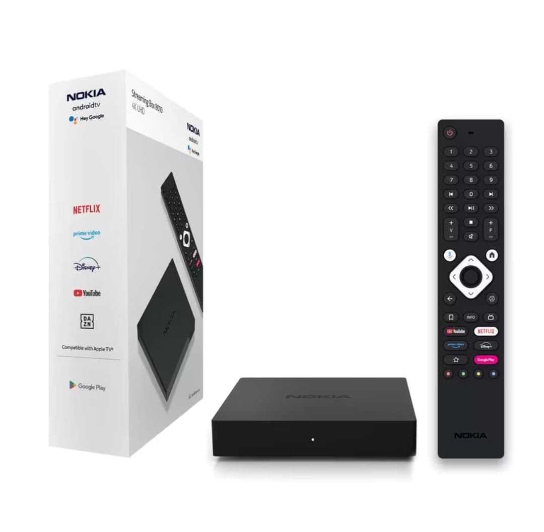 Nokia Streaming Box 8010 Android TV 114.42€ Amazon