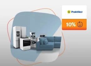 10% €πιστροφή με κάθε αγορά συνολικής αξίας από 299€ και άνω στα καταστήματα Praktiker και online στο praktiker.gr