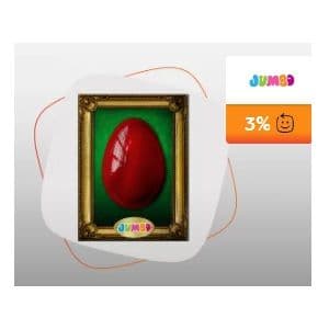 3% €πιστροφή για online αγορές σας στο e-jumbo.gr ή στα καταστήματα JUMBO με ψηφιακό πορτοφόλι και με κάρτες EUROBANK