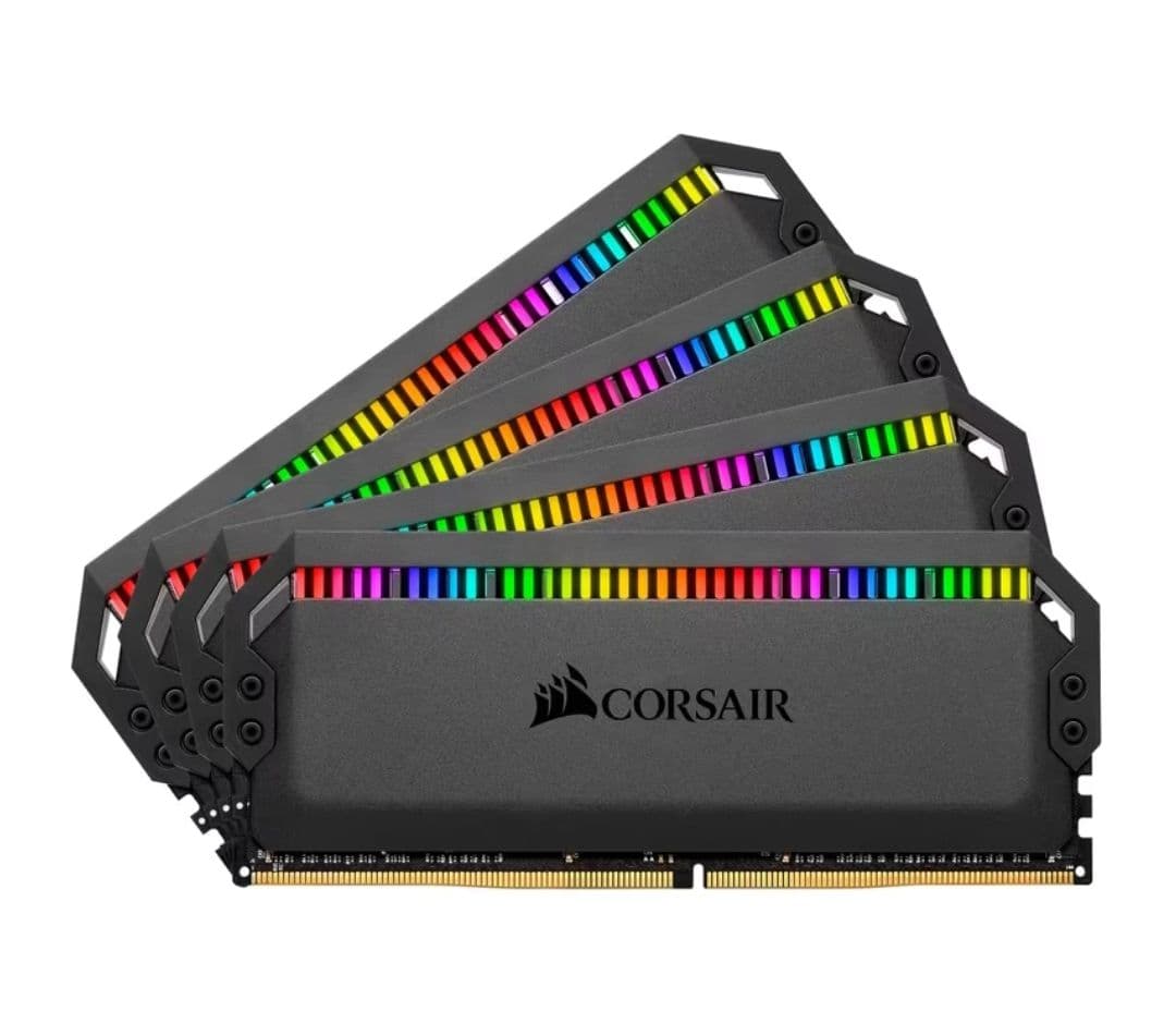 Corsair Dominator Platinum RGB 128GB (4x32GB) DDR4 3600 (PC4-28800) C18 1,35V AMD Optimized PC RAM 295.42€