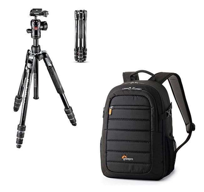 Τρίποδο Manfrotto Befree Advanced + Τσάντα Φωτογραφικής Μηχανής Lowepro Tahoe 150 - Amazon IT