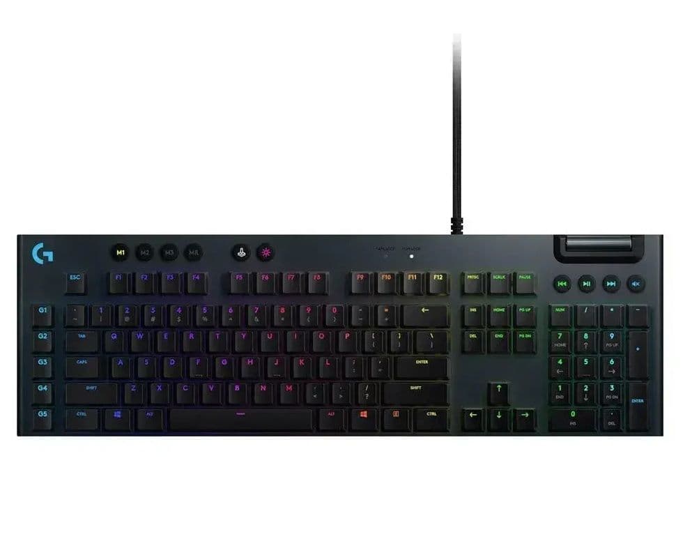 Logitech G815 Lightsync Gaming Mechanical Keyboard with GL Tactile Switch and RGB Lighting (English US) 119€