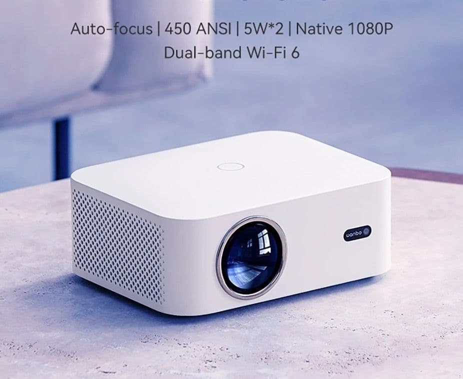 Wanbo X2 Max projector 450 lumens με android 9
