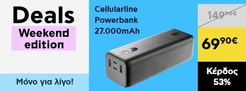 Cellularline Powerbank 27.000mAh 100W - 69,90€