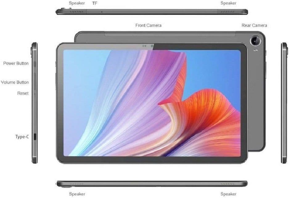 Tablet N-ONE NPad Pro 10.36" 2Κ / UNISOC T616 / Widevine L1 με θήκη και προστατευτικό οθόνης