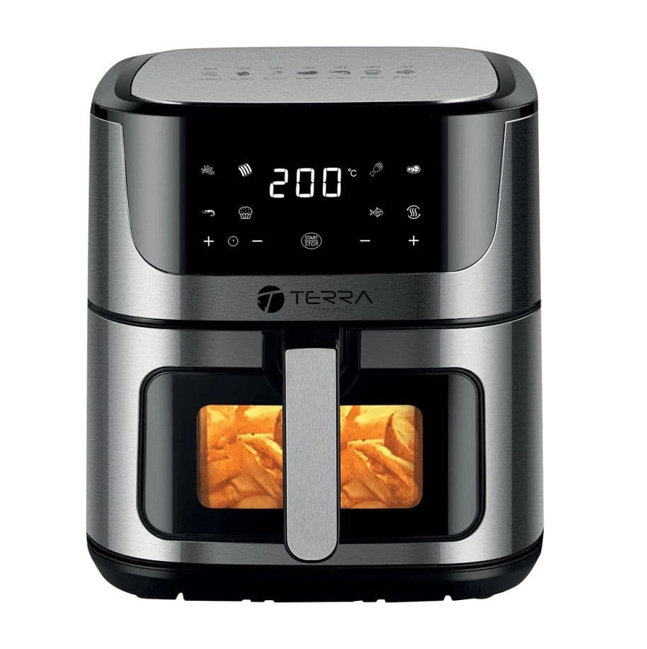 Φριτέζα αέρα Terra Air Fryer 1800W 8lt 49.99€ | My market
