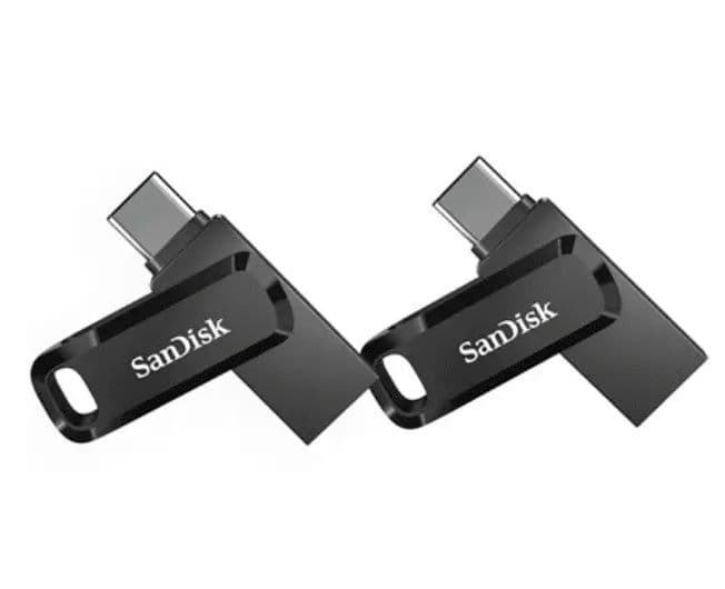 2x USB SanDisk (USB Type-A & Type-C) 256GB | Πλαίσιο