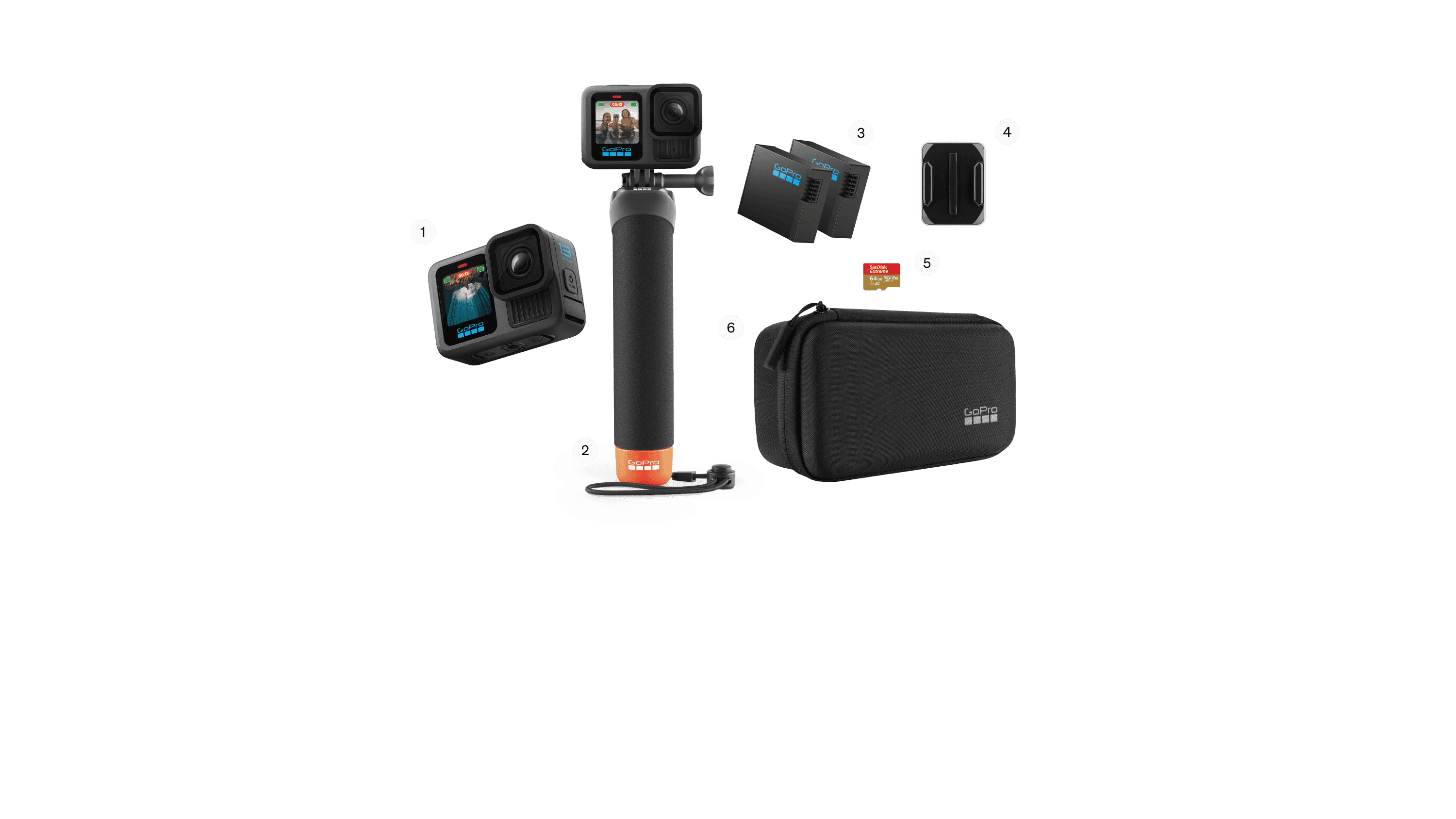 GoPro HERO13 Black + Accessories Bundle Action Camera