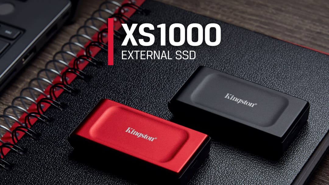 Kingston Portable SSD XS1000 1TB Black / Red | you.gr