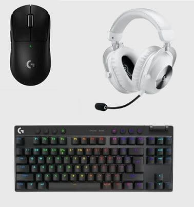 Logitech Gaming bundle προσφορά: Mouse G Pro X Superlight 2 + Keyborad G Pro X TKL + Headset G Pro X2