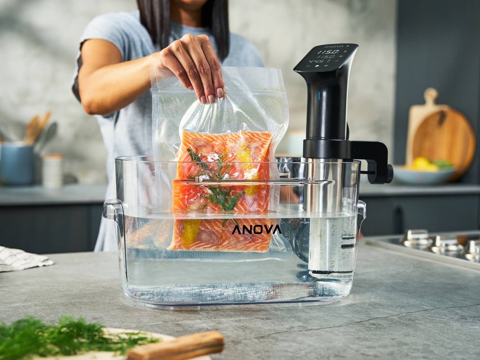 Συσκευή μαγειρέματος sous vide@ Anova Culinary