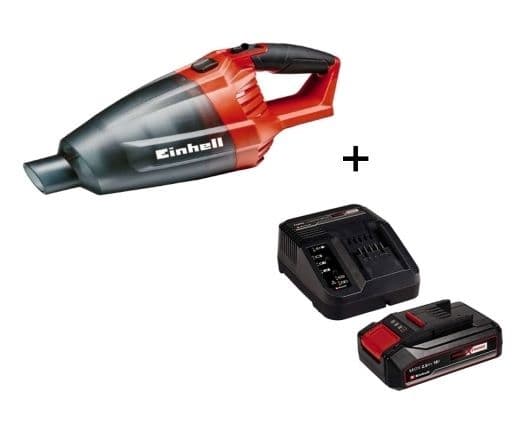 Σκουπάκι Μπαταρίας Einhell TE-VC Li-Ion 2.5Ah + Φορτιστής