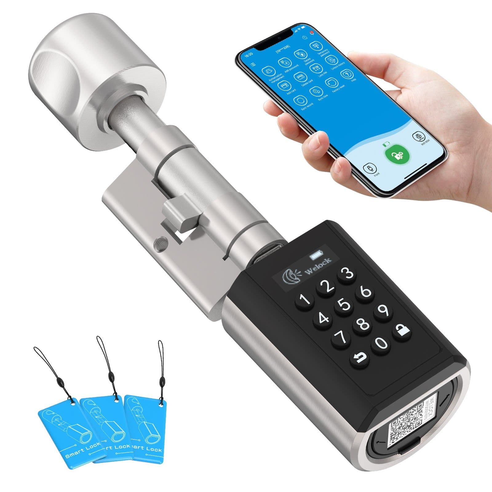 WELOCK εξυπνη κλειδαρια Bluetooth PCB51 με χειριστηριο 119€