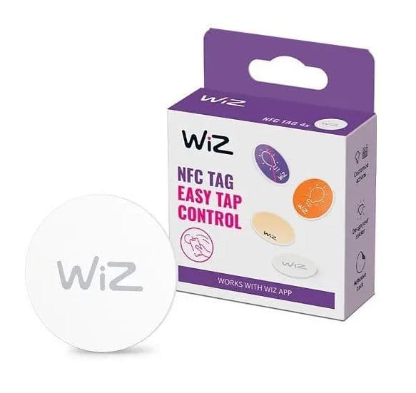 Wiz Smart NFC Tags 4 Pieces (ετικέτες NFC για smart συσκευές της WiZ)