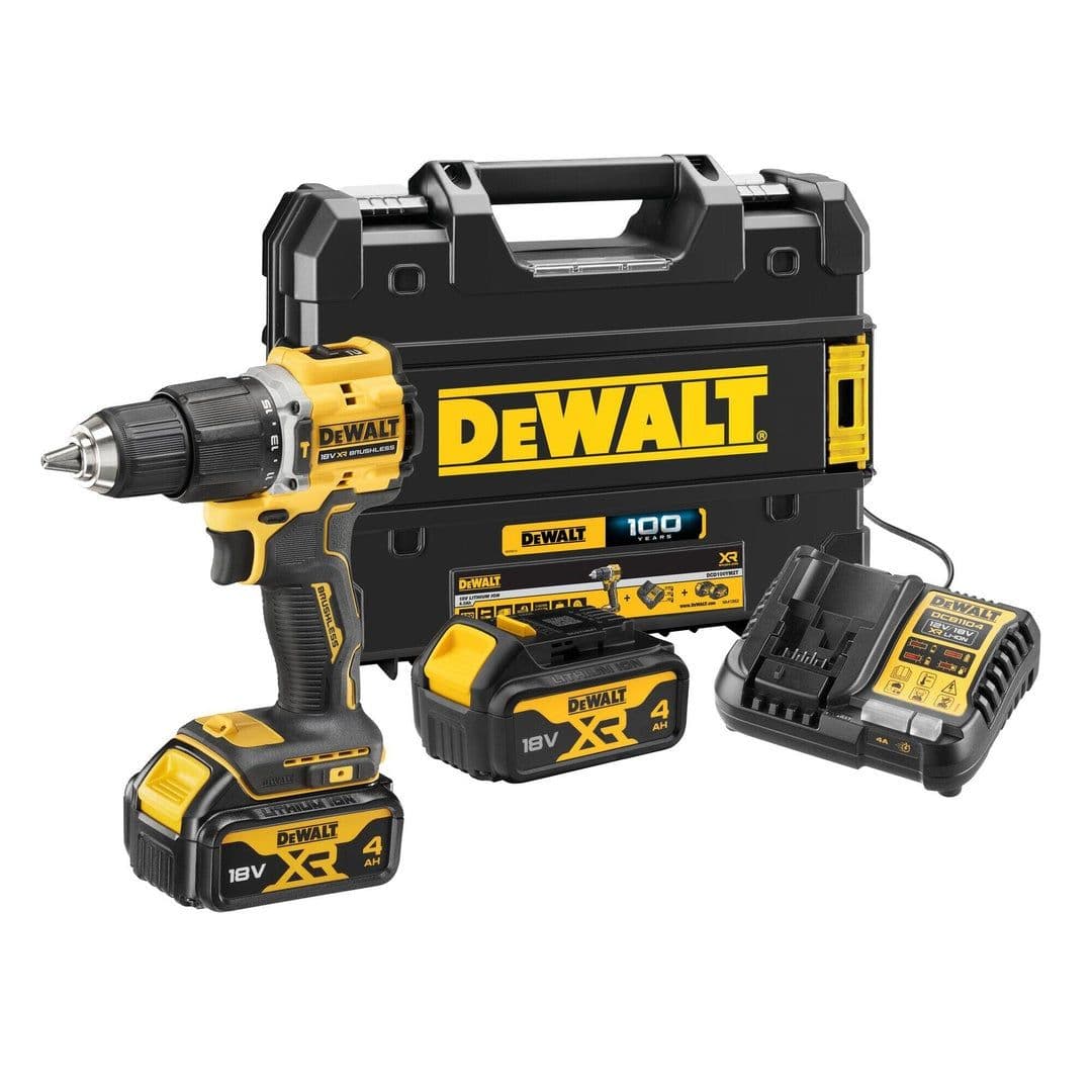 DEWALT Κρουστικό δραπανοκατσάβιδο μπαταρίας Brushless 18V 2x4Ah