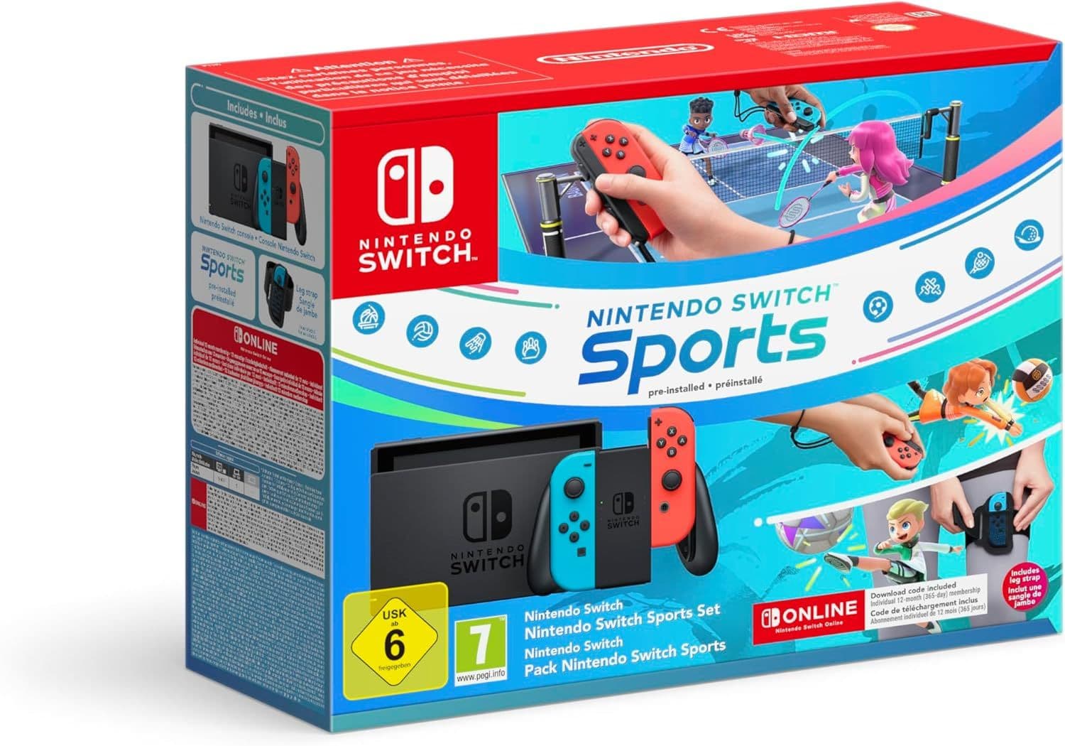 Nintendo Switch + Nintendo Switch Sports + 12 Μήνες Συνδρομή Nintendo Switch Online