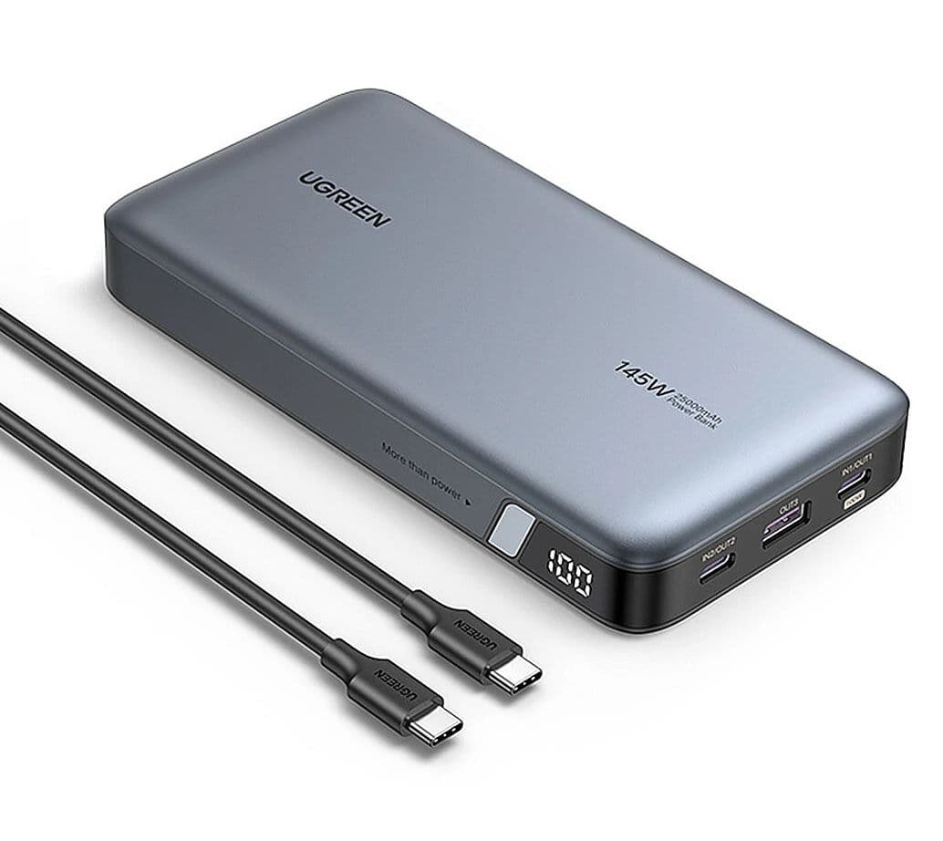 UGreen PB205 Power Bank (145W 25000mAh 2xUSB-C, USB-A) με 54,42€ στο Banggood