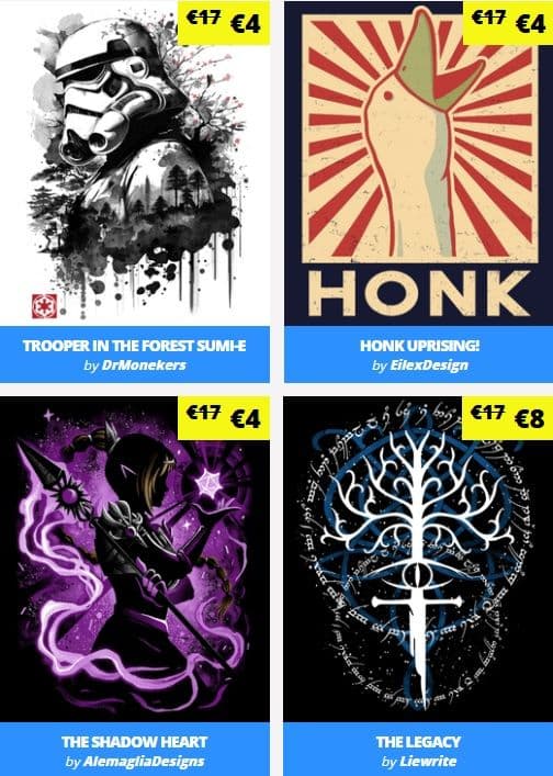 Έως -75% (από 4€) στα Qwertee μπλουζάκια και δωρεάν μεταφορικά με την αγορά 4 τεμαχίων