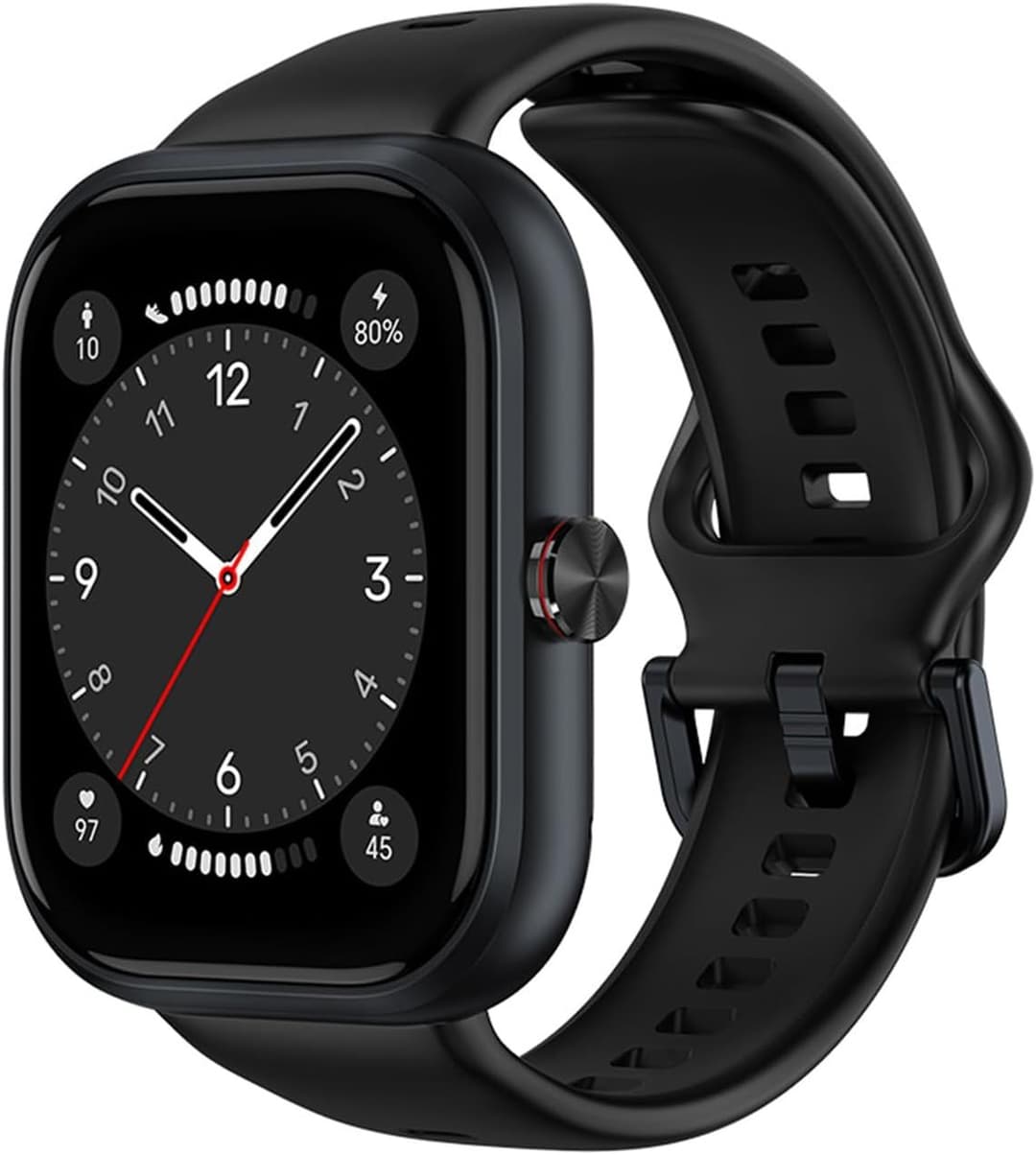 Honor Choice Αδιάβροχο Smartwatch με Παλμογράφο (σε Μαύρο και Λευκό)