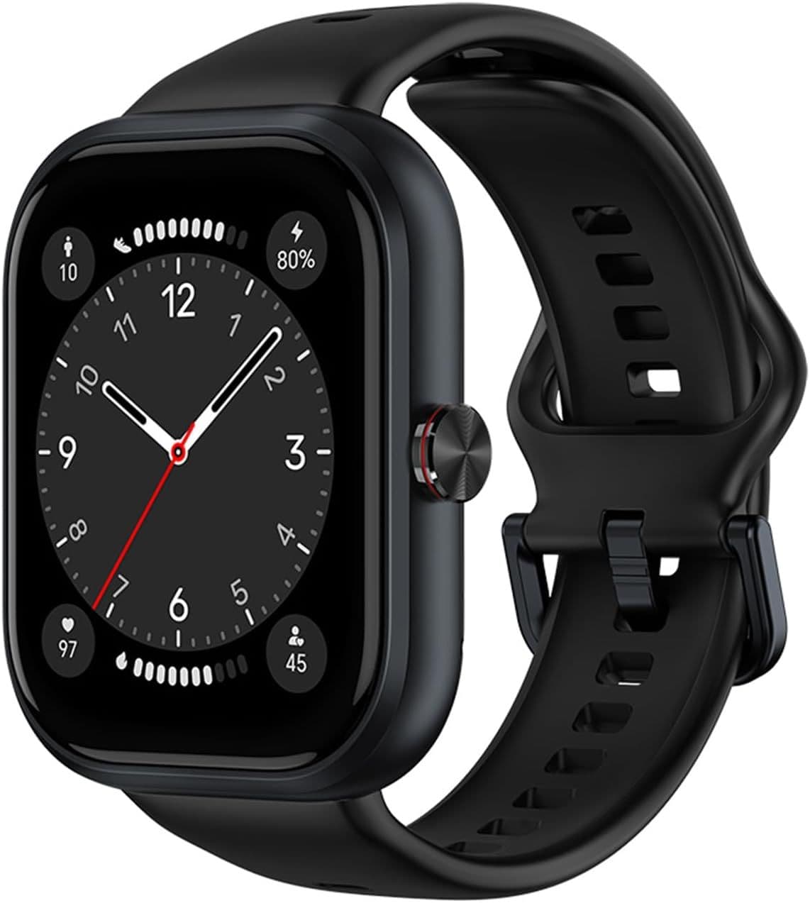 Honor Choice Αδιάβροχο Smartwatch με Παλμογράφο (σε Μαύρο και Λευκό)