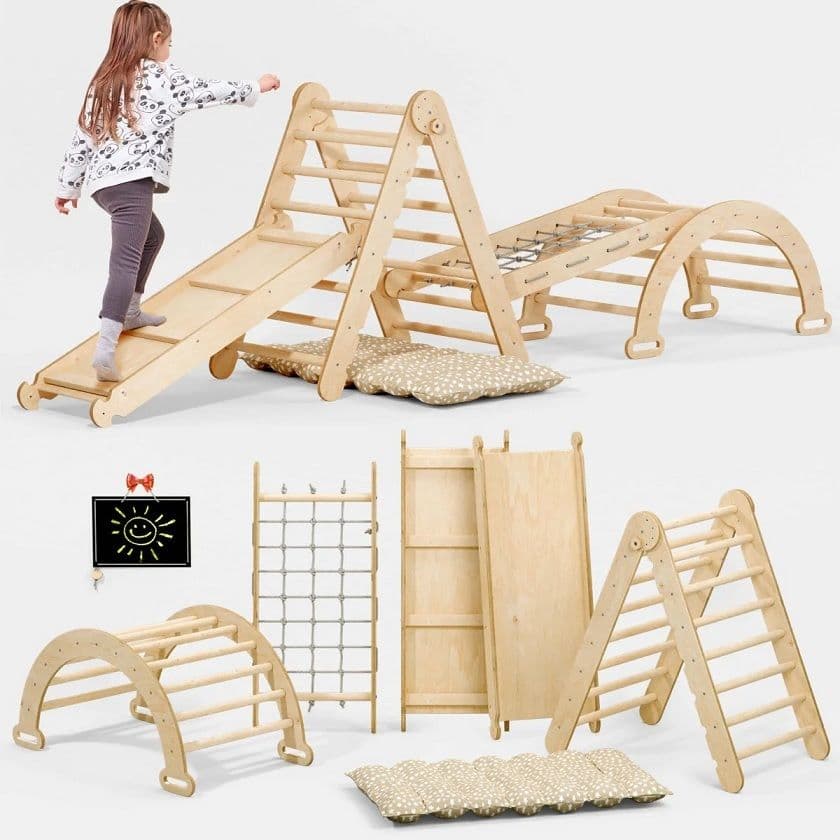 Σετ πλαισίων αναρρίχησης Montessori 5 σε 1 | goodevas.com