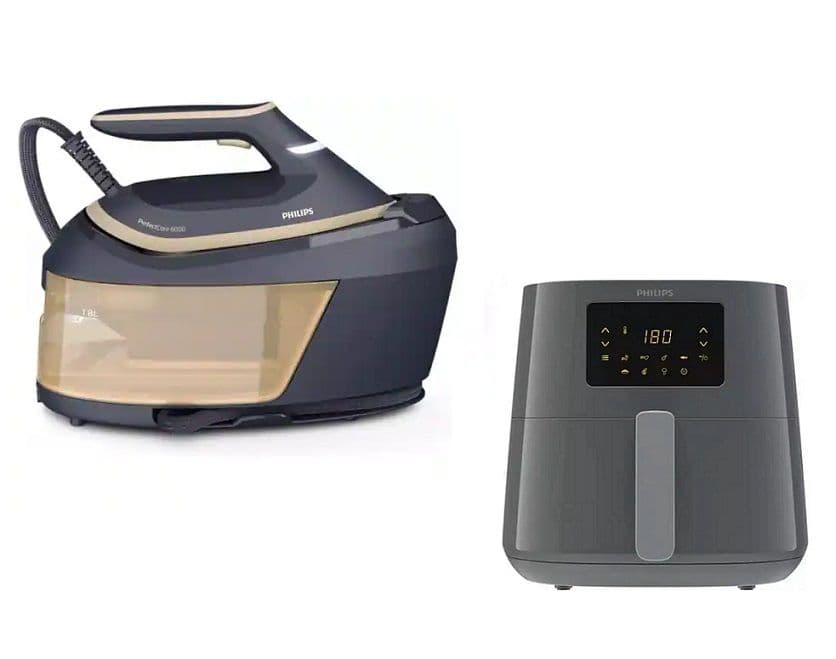 Σύστημα Σιδερώματος Philips Perfectcare PSG6066/20 8 bar 1.8L + Air Fryer Philips HD9255/60 Wi-Fi 4.1L με 249€ (+62€ στο Public wallet)