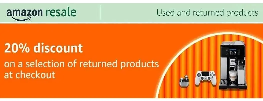 Amazon Warehouse Deals / Επιστροφες extra -20% εκπτωση σε επιλεγμένα προιοντα (Amazon DE/FR/IT/ES/UK)