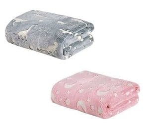 Παιδική Κουβέρτα Fleece Das Home γκρι ή ροζ 160x220εκ. με 17.40 ευρώ