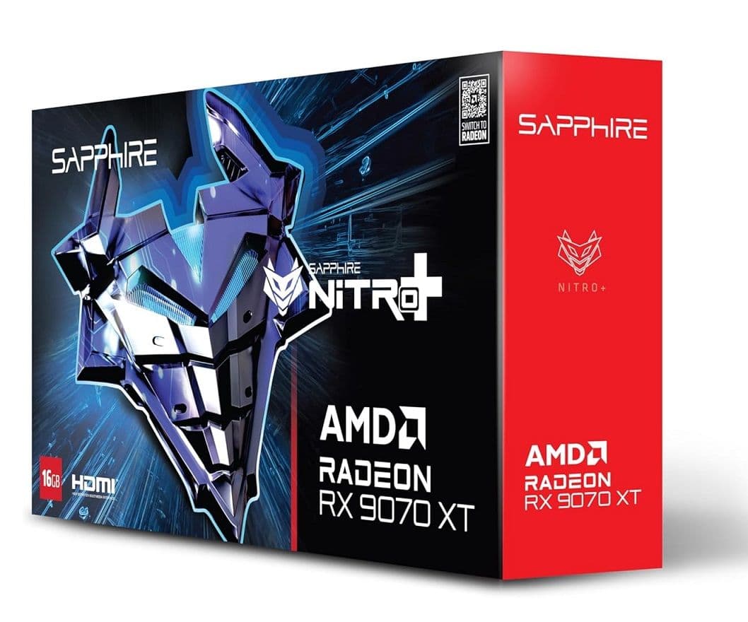 Sapphire Nitro+ AMD Radeon RX 9070 XT GAMING OC 16GB Κάρτα γραφικών