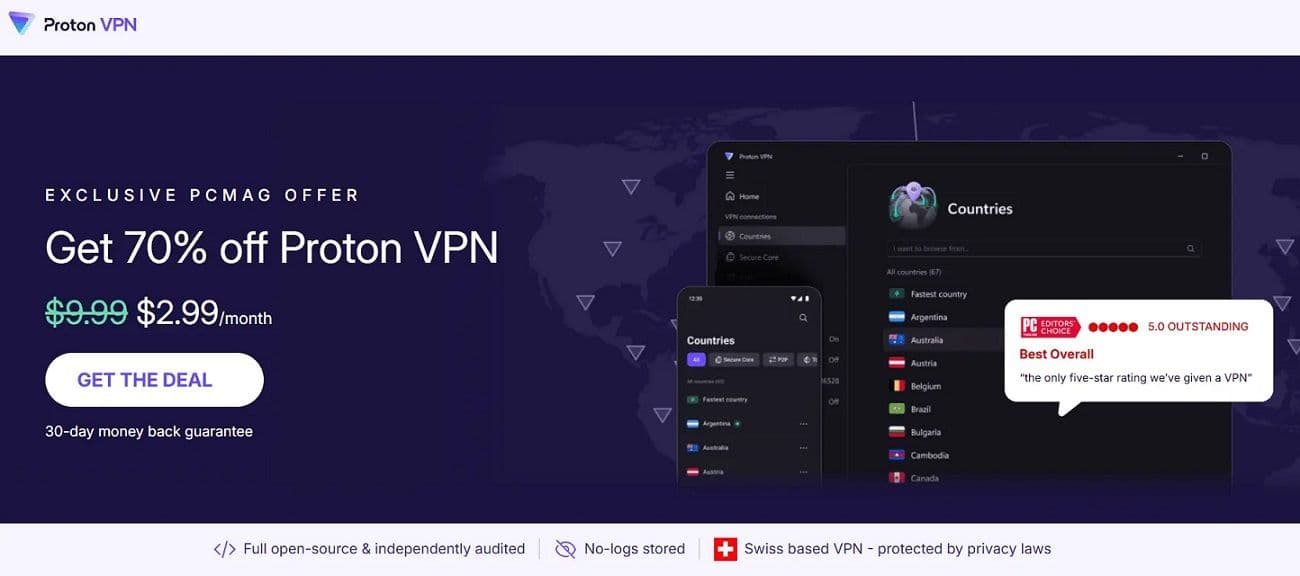 Protn VPN 2.99€/Μήνα για 2 έτη