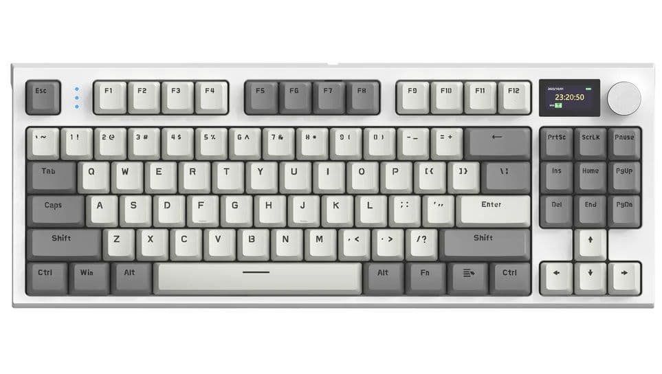 Πληκτρολόγιο Attack Shark K86 Wireless Mechanical (Hot-Swappable, Linear Blue, RGB, 1.2" Display) με 36€ στο Banggood