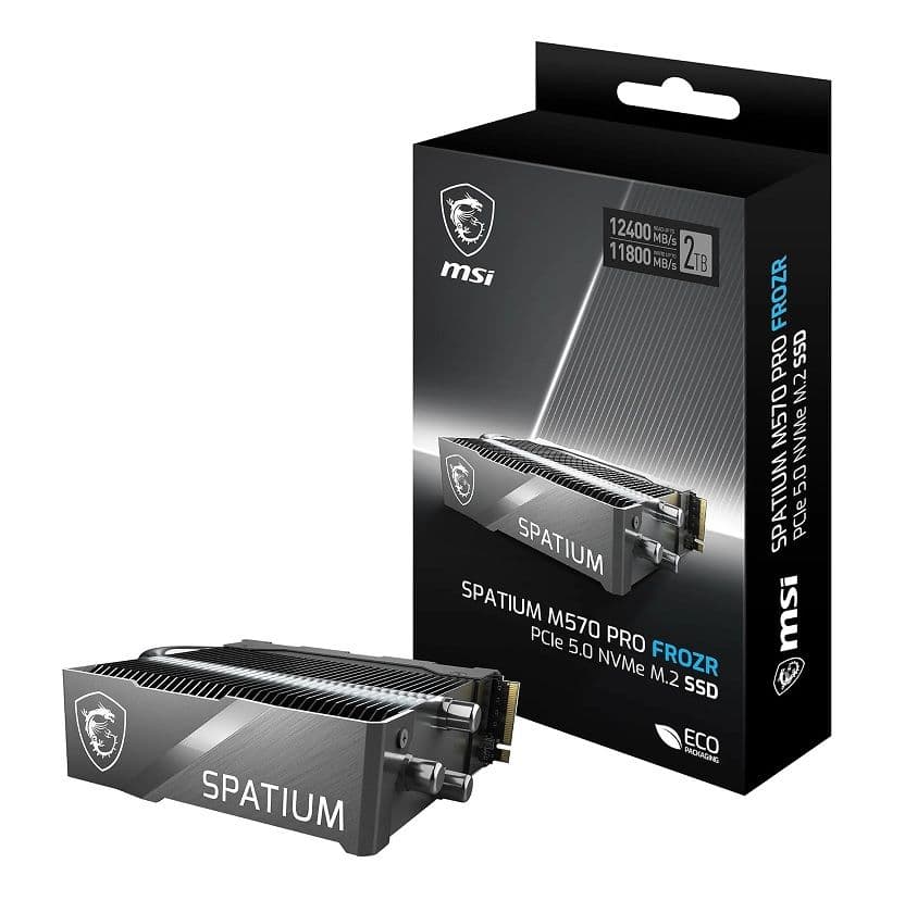 MSI Spatium M570 Pro Frozr 2TB SSD PCIe Gen 5.0 με 179€ - Amazon UK