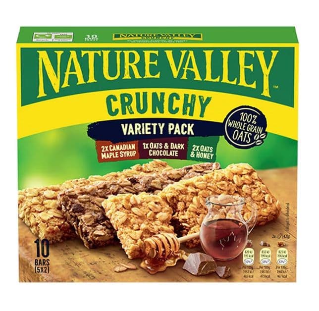 NATURE VALLEY | Μπάρες Δημητριακών Crunchy Variety Pack 5x42g