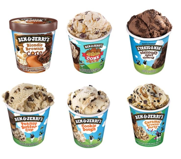 Παγωτά Ben & Jerry' s 465ml 1+1 δώρο και επιπλέον 200 ποντοι AB Plus (αξίας 6€) με αγορές 20€