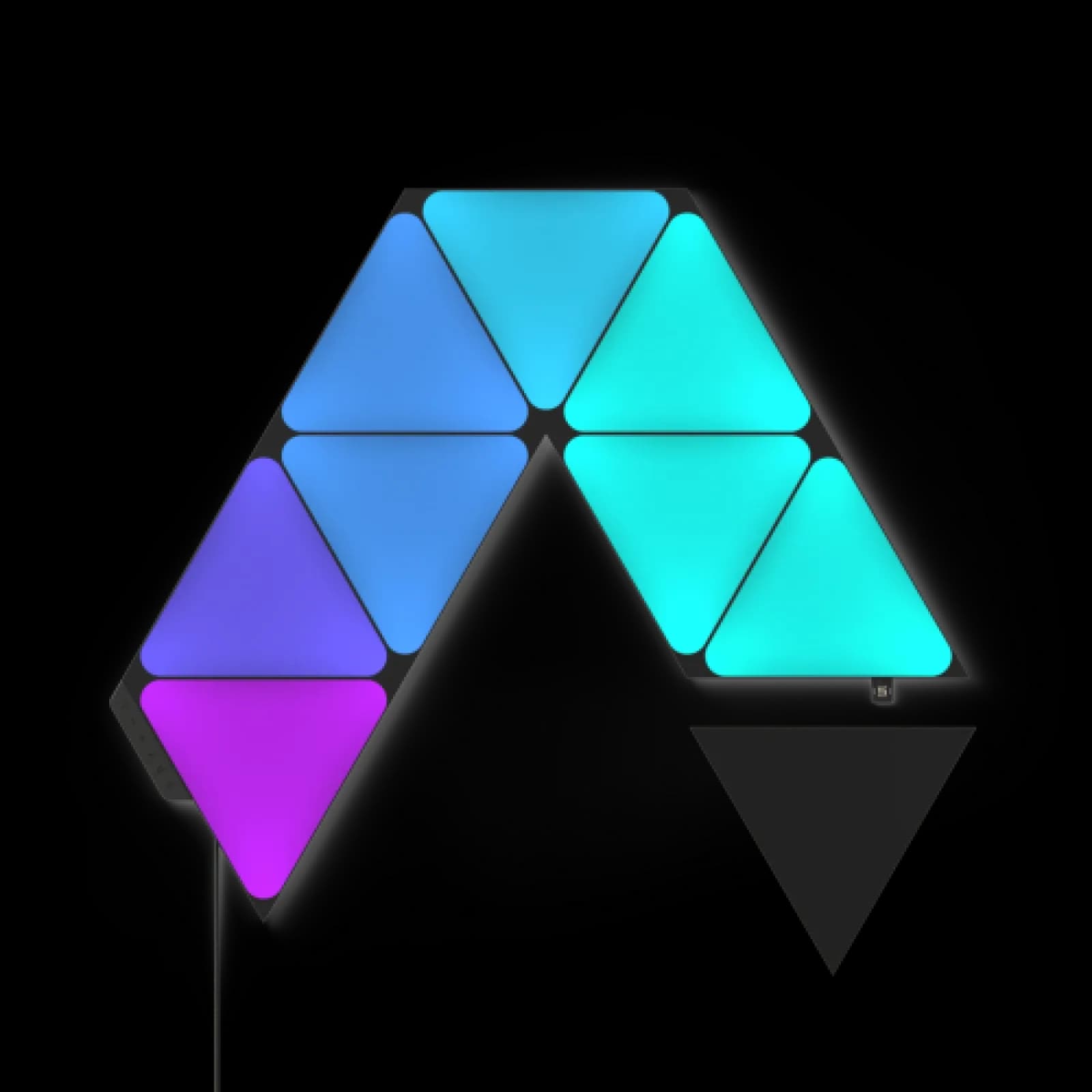 (Nanoleaf) Shapes Limited Edition Ultra Black Triangles Starter Kit / Shapes Hexagons Starter Kit