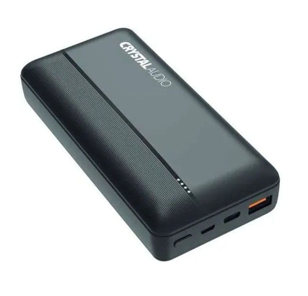 Crystal Audio PBK5K 20.000mAh 20W Dual Black Powerbank