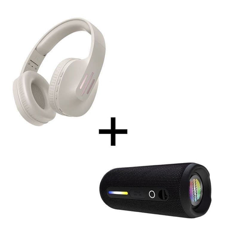Ηχείο Riversong L7 Jazz Bluetooth + Ακουστικά Riversong Rhythm L9 Bluetooth 29.90€ - Κωτσόβολος