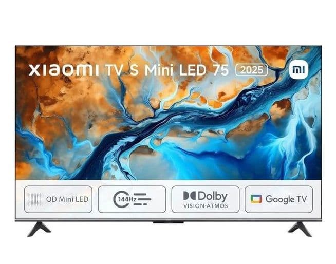 Xiaomi 75" Google TV S Mini LED 2025 UHD 144HZ με 799.50€ & μερικές ακόμα προσφορά από το e-shop.gr