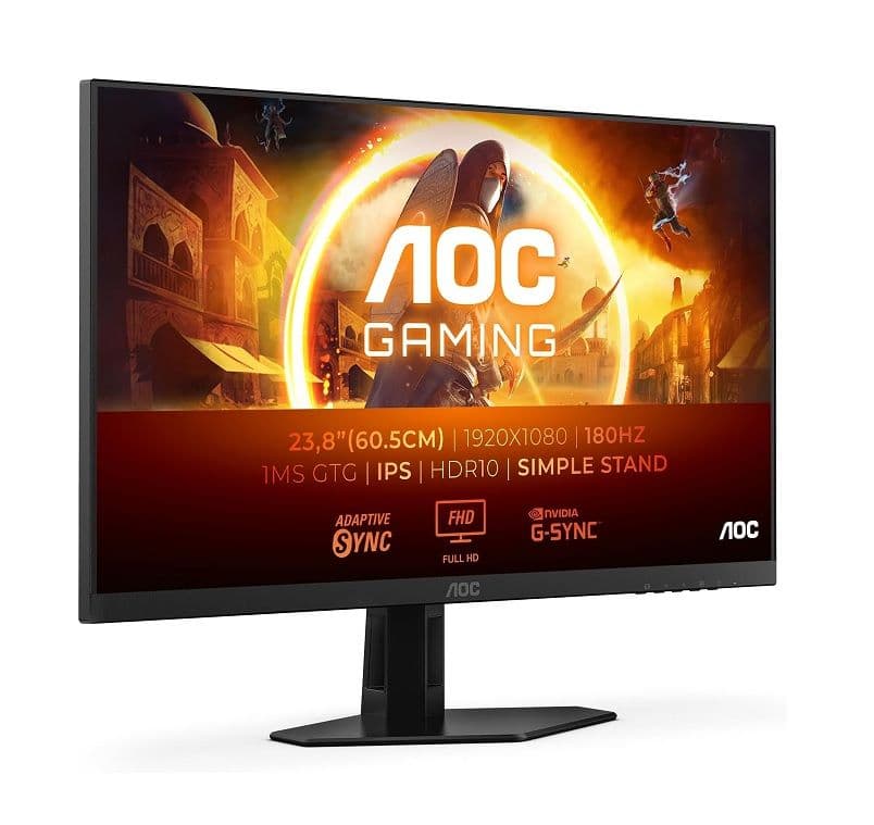 Οθόνη AOC Gaming 24G4XED (24" FHD IPS, 180Hz, 1ms GTG, G-Sync Compatible) με 82€ & 27" με 103€ - Amazon DE